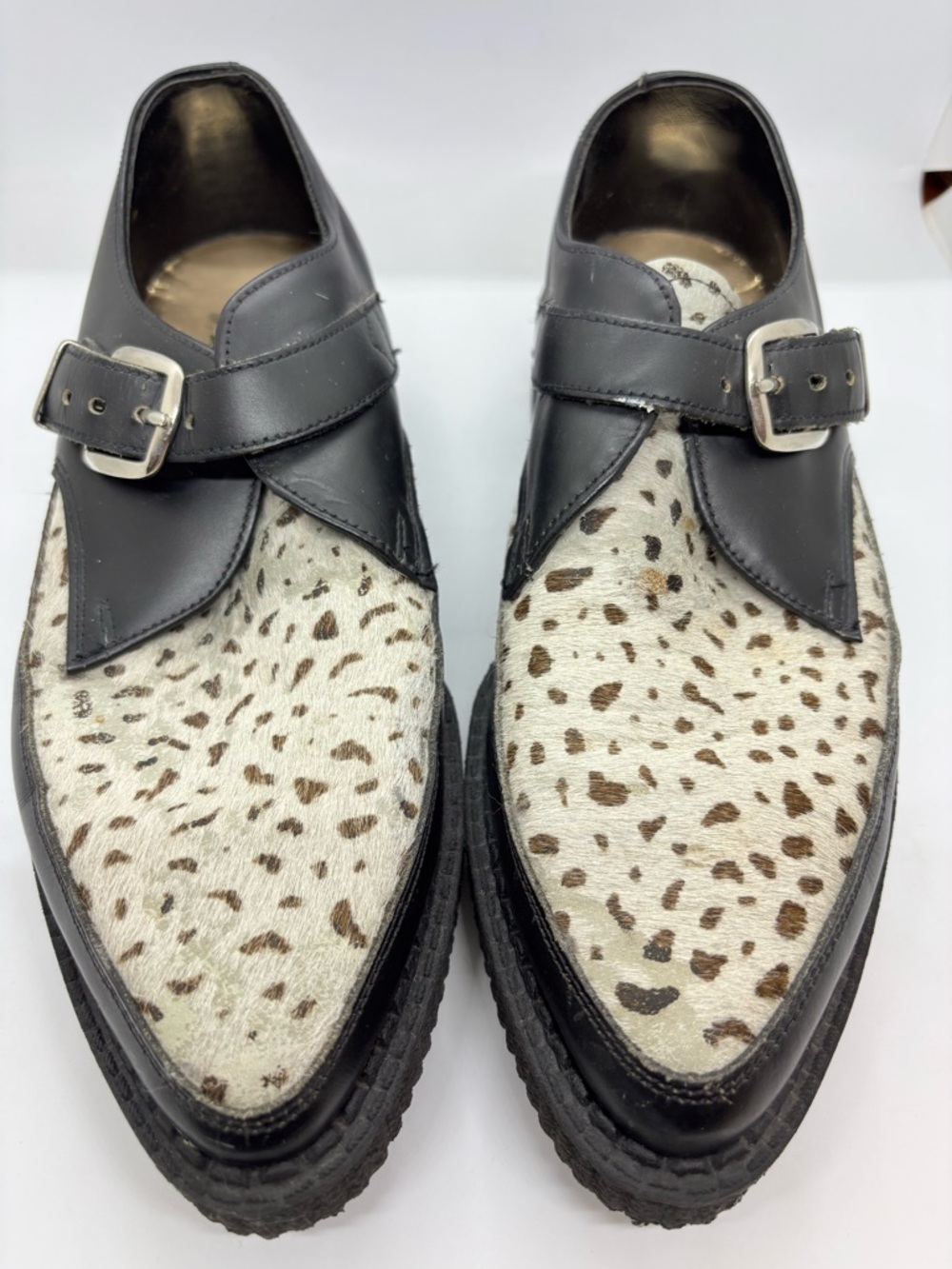 Vintage NaNa Men’s leopard creeper shoes